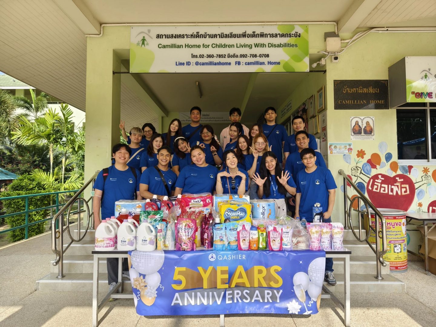 Qashier marks 5th anniversary with simultaneous CSR projects in Thailand and the Philippines