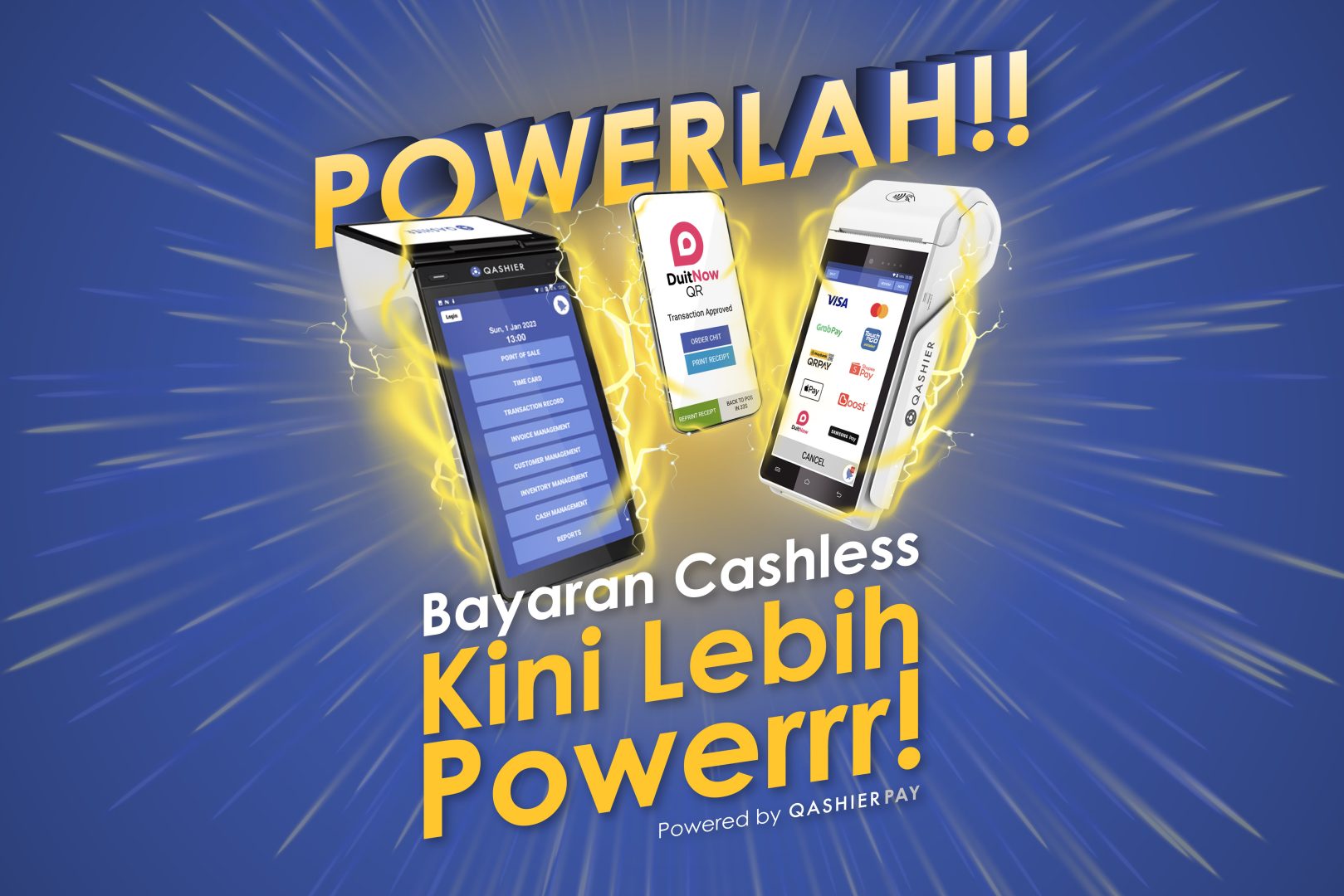 QashierPay Powerlah!! Giving Merchants the Power of Digital Payment Solutions