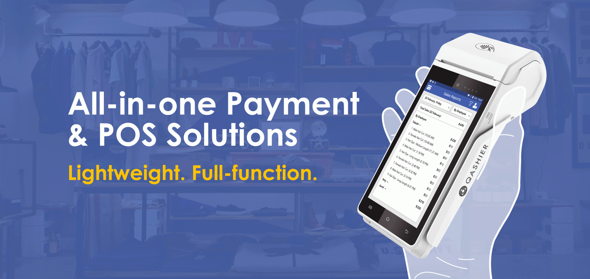 Meet QashierXS: The ultimate lightweight integrated POS and payment solution