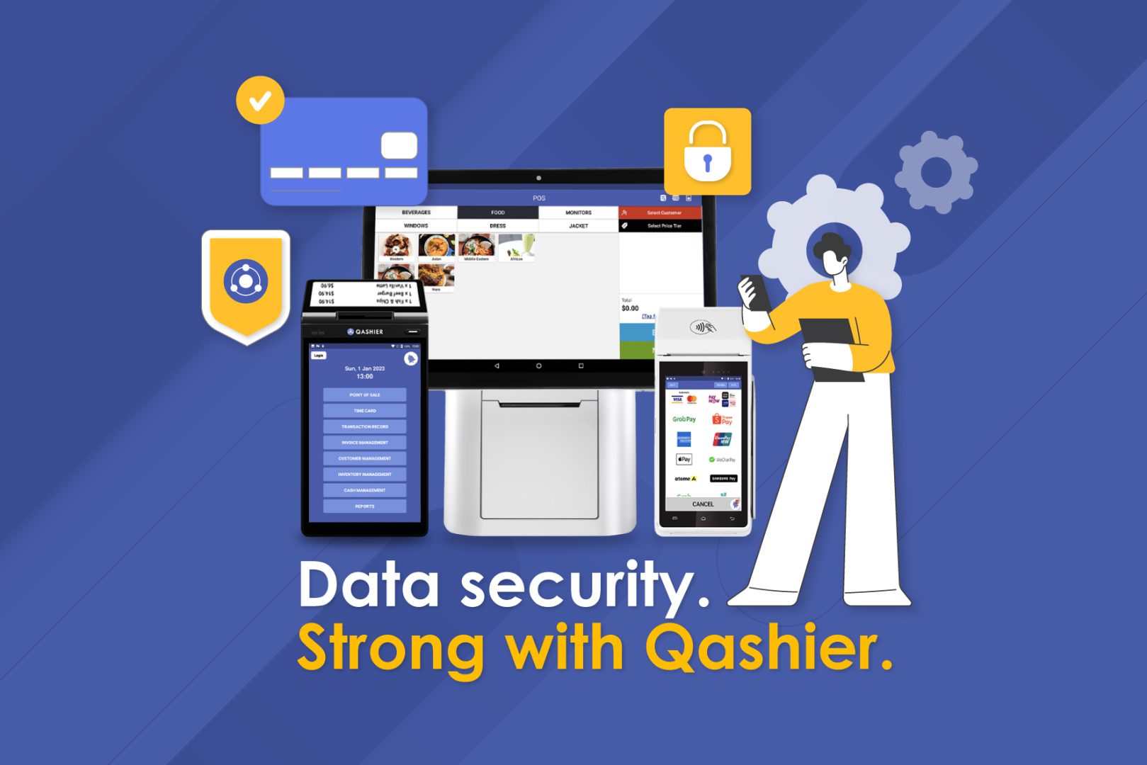 Data Security. Strong with Qashier.