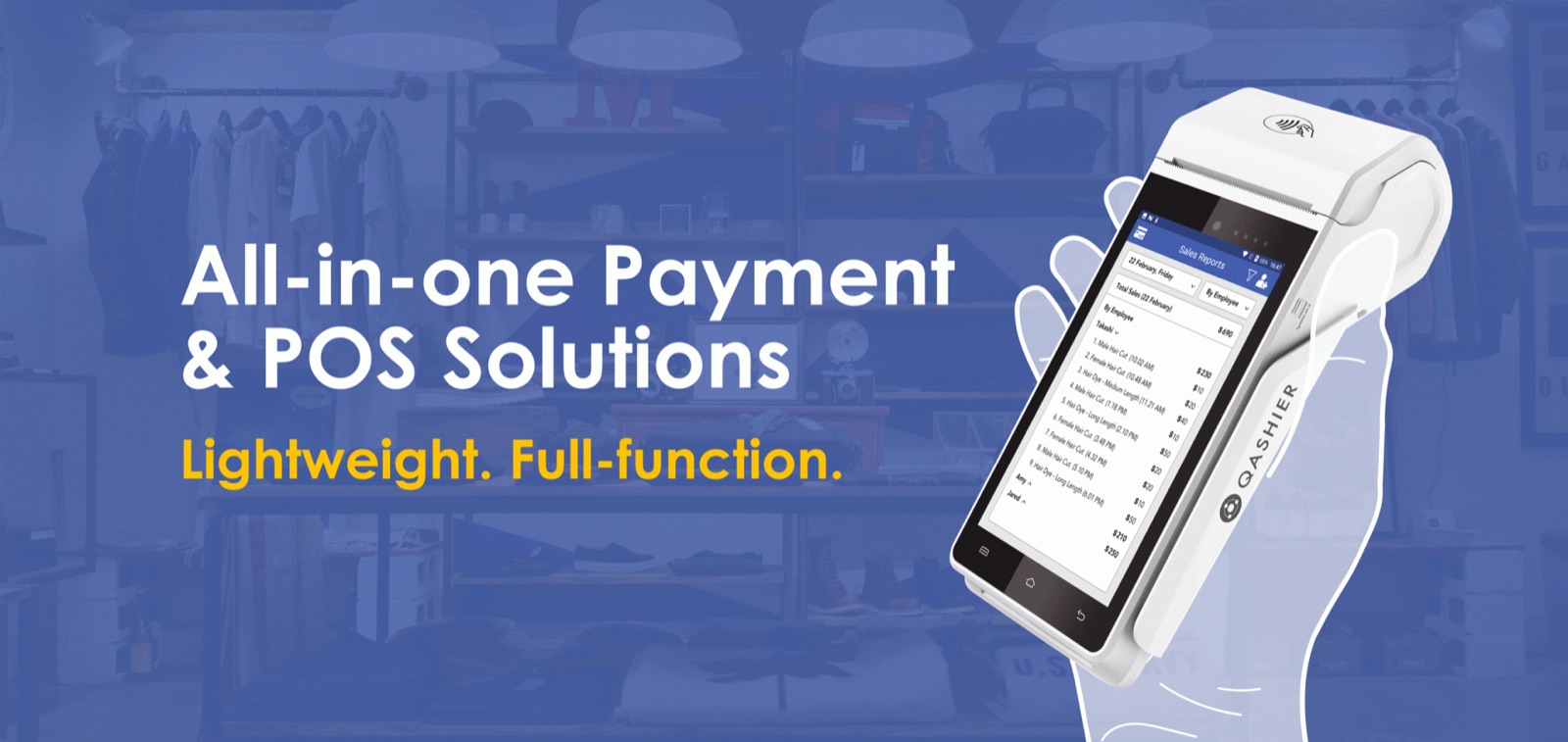 Meet QashierXS: The ultimate lightweight integrated POS and payment solution