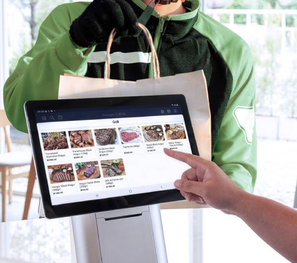 เครื่อง POS รับออเดอร์ Grab