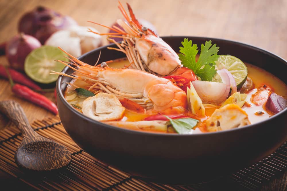 ต้มยำกุ้ง อาหารรสเผ็ด